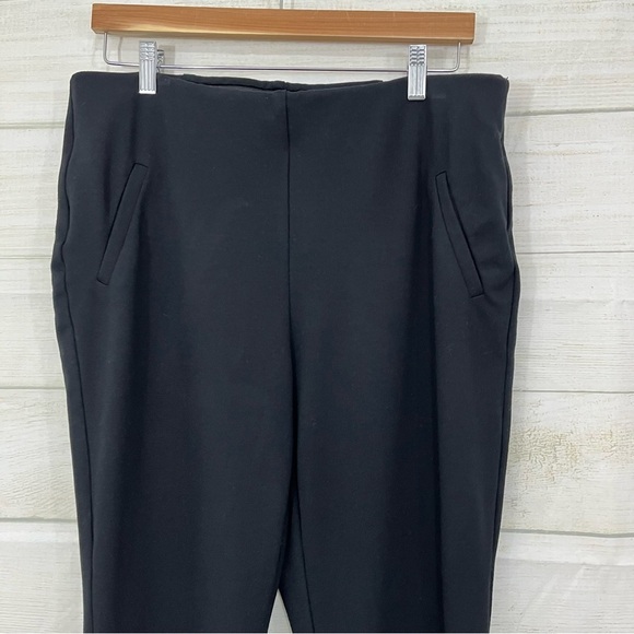 Chico’s Black Fabulously Slimming Pull On Stretch Knit Pants - Picture 2 of 9